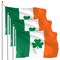 Ireland SHAMROCK Irish Flag 3x5 Ft 3-Pack Printed Polyester By G128